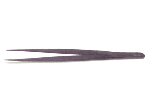 Diamond Tweezers Round Points With Inside Grooves