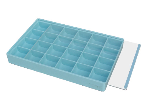 Plastic Tray 18 Compartment Large